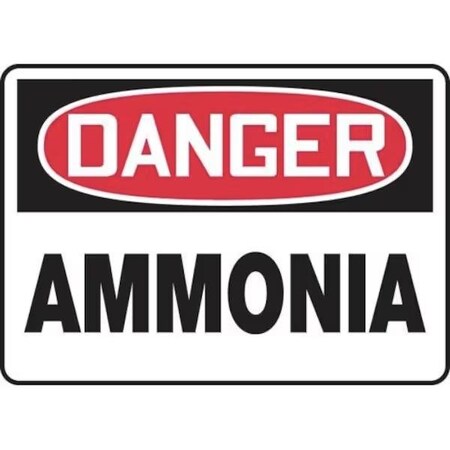 Accuform OSHA DANGER SAFETY SIGN AMMONIA 14 MCHG019XL MCHG019XL